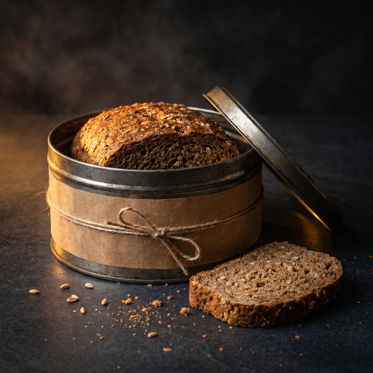 Dosenbrot Vollkorn – 500g, 2+ Jahre haltbar