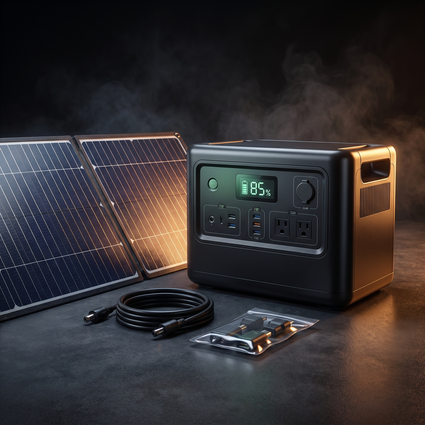 Powerstation Familien-Set – 1.024Wh + Solarpanel 200W